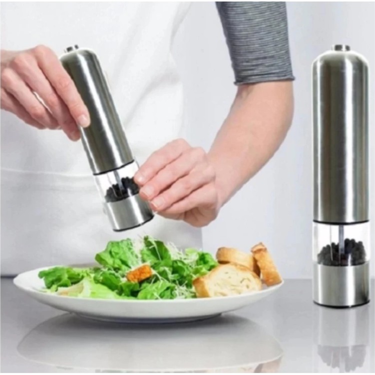 Máy Xay Tiêu Xay Gia Vị Cầm Tay Inox Siêu Bền