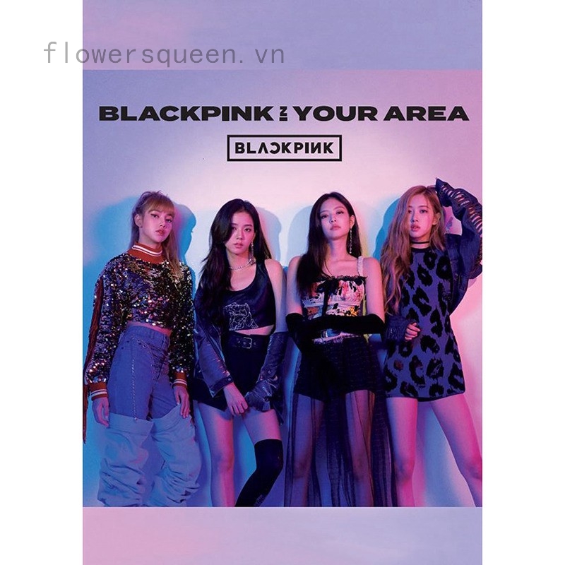 Poster in hình nhóm nhạc KPOP blackpink độc đáo