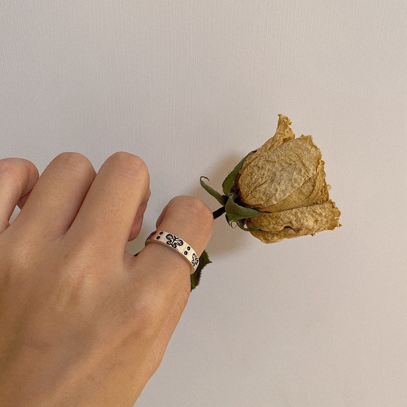 Nhẫn Thiết Kế Hình Bướm Phong Cách Hàn Quốc Xinh Xắn 22482 Dành Cho Nữ