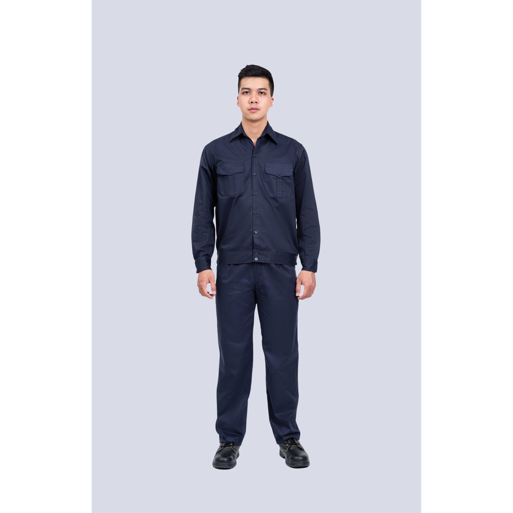 Quần áo bảo hộ lao động công nhân vải kaki Nam Định - DN09