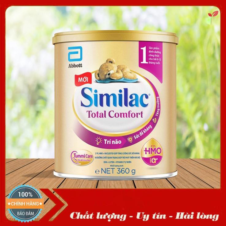 (MỚI) combo 4 lon Sữa Similac Total Comfort số 1 360g