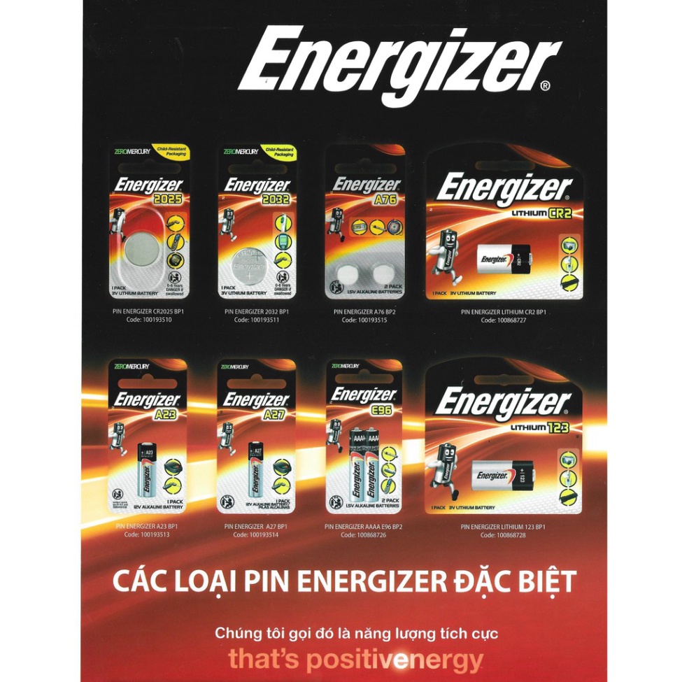 Pin Energizer Specialty A76 BP2