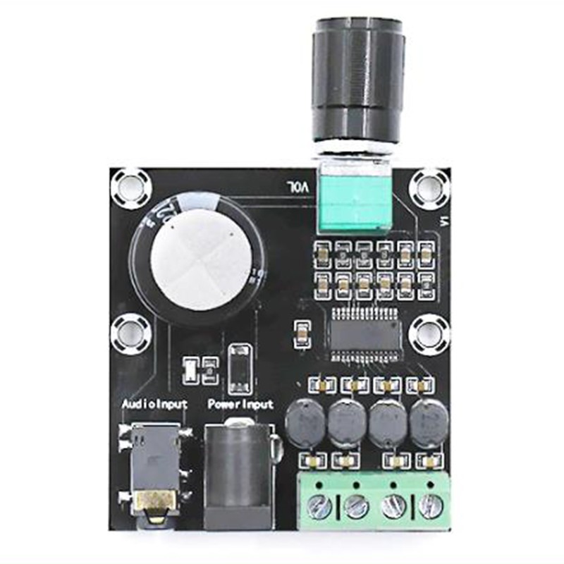 XH-A230 2x15W Bảng mạch khuếch đại công suất HD kỹ thuật số Mô-đun khuếch đại âm thanh DC 8-24V