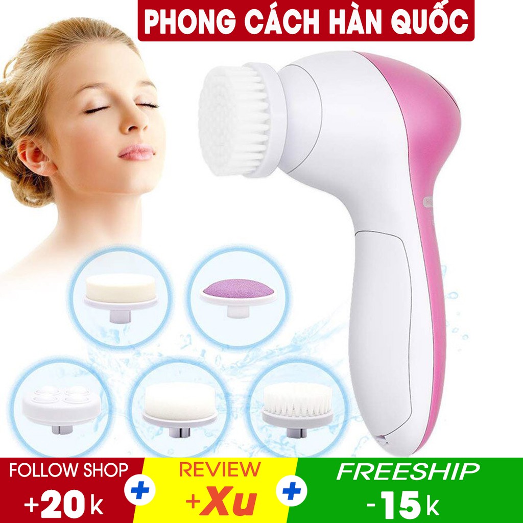 Máy Rửa Mặt Cao Cấp [ PHONG CÁCH HÀN QUỐC ] Giúp Da Chắc Khỏe Ngừa Mụn Sạch Lỗ Chân Lông