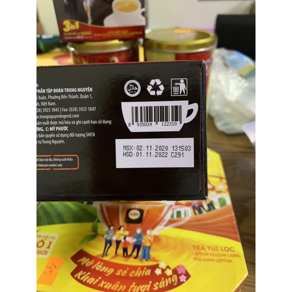 CÀ PHÊ G7 THỨ THIỆT 288G 18 goi x 16g