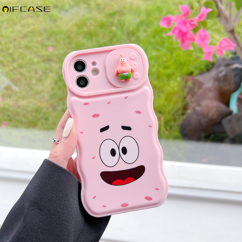 Ốp Điện Thoại Chống Sốc Họa Tiết SpongeBob Patrick Cho iPhone 13 12 11 Pro Max XS Max XR X