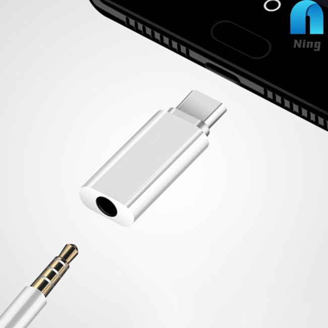 Dây Cáp Chuyển Đổi Tai Nghe Không Gây Tiếng Ồn Dc3.5mm Sang Type-c