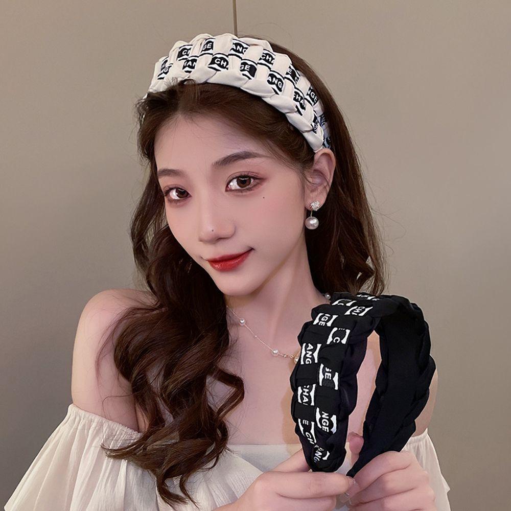 Kẹp Tóc Nhựa Bản Rộng Phong Cách Vintage Ngọt Ngào WMES15H Cho Nữ