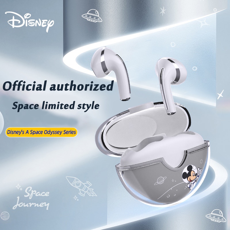 Tai Nghe Nhét Tai Bluetooth Không Dây Giảm Tiếng Ồn Có Micro Hình Chuột Mickey Disney