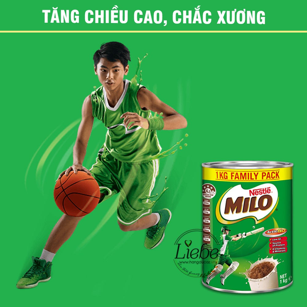 Sữa Milo Úc 1kg giá tốt