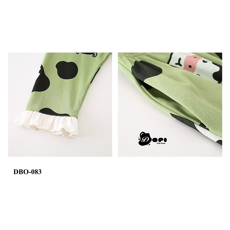 (DBO083) Đồ bộ mặc nhà thu đông dài tay CHUNKEER cao cấp