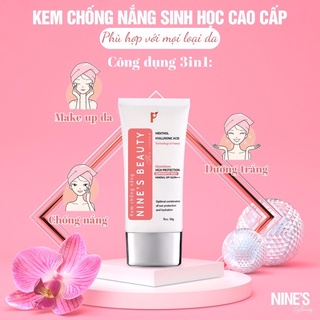Kem Chống Nắng Nine's Beauty SPF 50+++ Dưỡng Ẩm Làm Trắng Da Mờ Nám