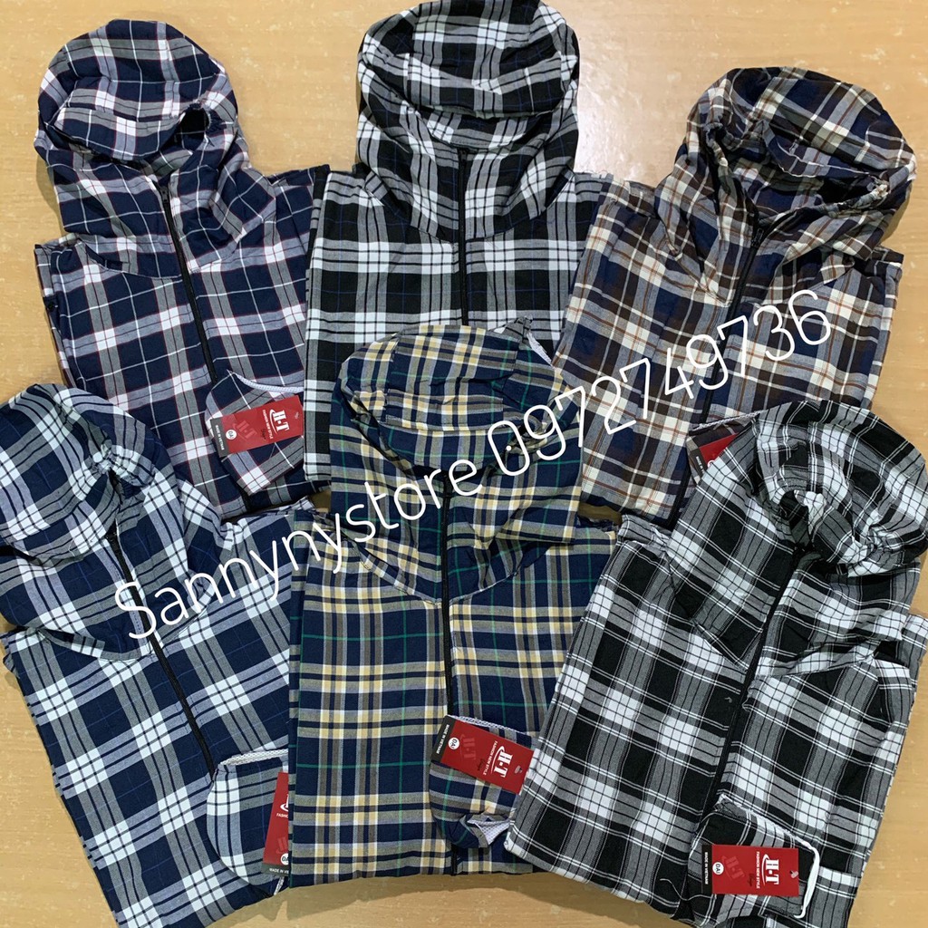 Áo Chống Nắng Kẻ 2 Lớp Big Size ⚡️FREESHIP⚡️  Áo Chống Nắng Nam Kẻ Caro Từ 70-85kg - Chất Liệu Kaki 2 Lớp Mềm Loại 1 | BigBuy360 - bigbuy360.vn