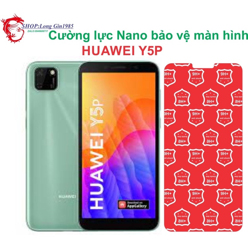 Huawei Y5P Cường lực Nano chống va đập chống trầy xước tốt