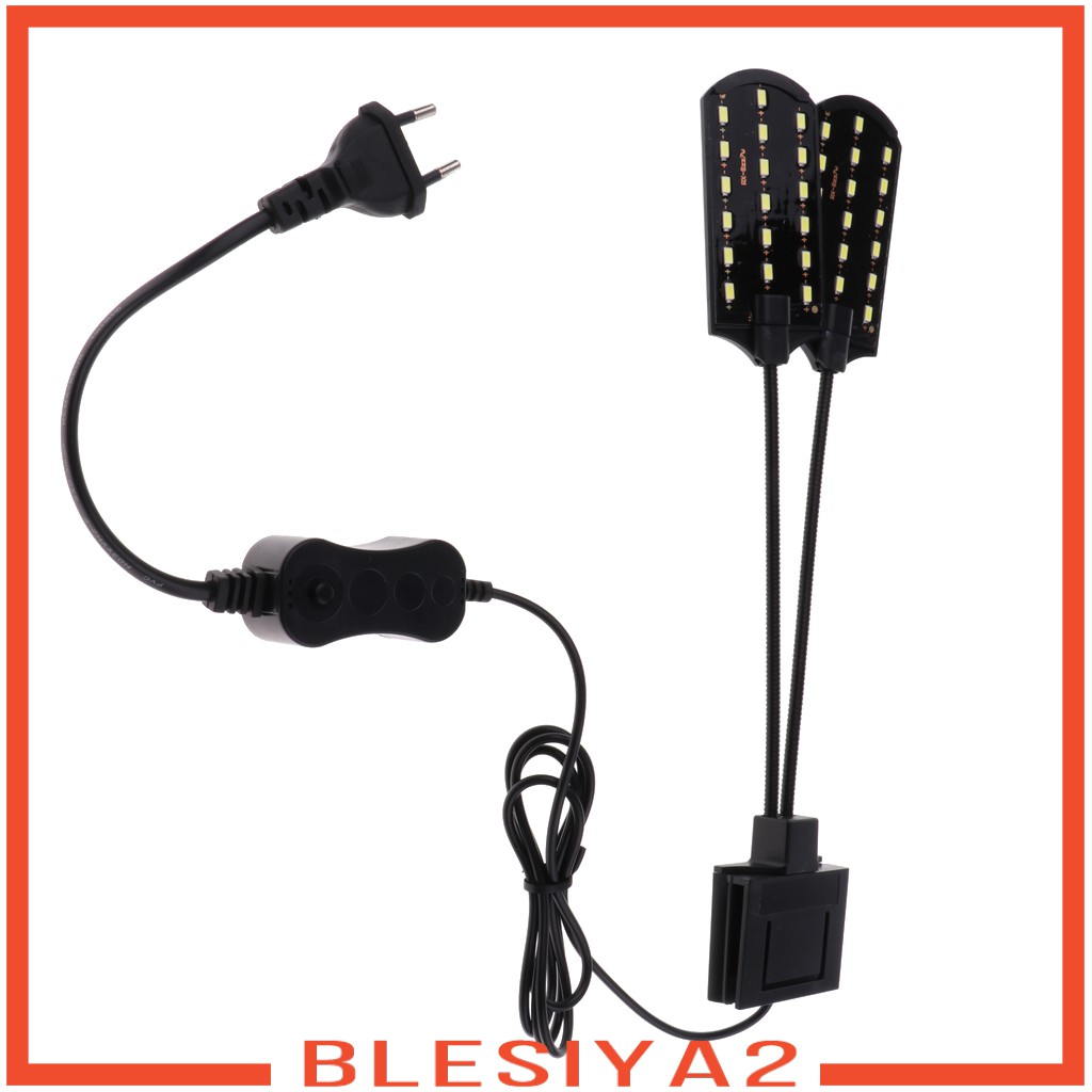 [Blsiya2] Đèn Kẹp Bể Cá X7 LED Phích Cắm EU