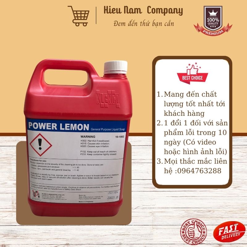 HÓA CHẤT LAU SÀN ĐA NĂNG HƯƠNG CHANH POWER LEMON