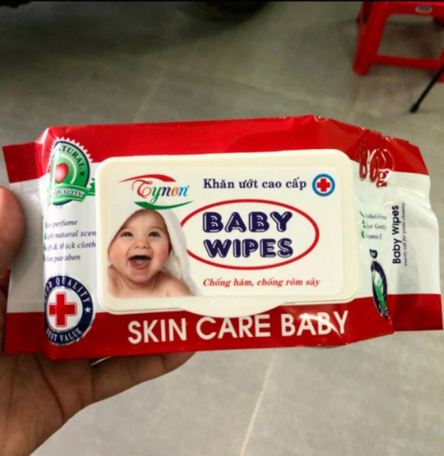 GIẤY ƯỚT BABY  WIPES  80 TỜ KHÔNG MÙI