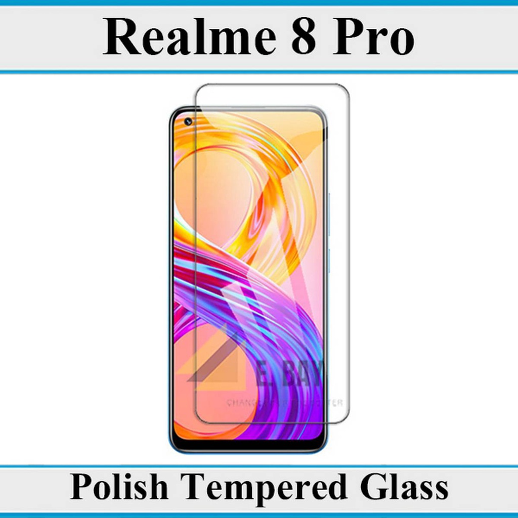 Kính cường lực Realme 8 8 Pro Full màn cao cấp 9D  độ cứng 21H siêu mượt chống bám vân tay chống rơi vỡ màn hình
