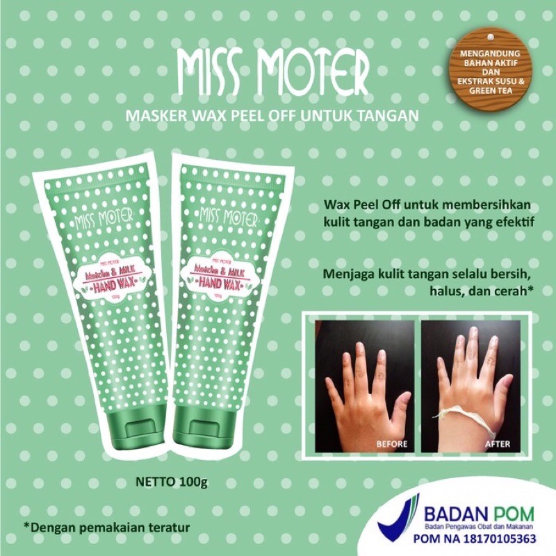 (hàng Mới Về) Sáp Tẩy Lông Syb Miss Moter Matcha & Milk Hand Wax