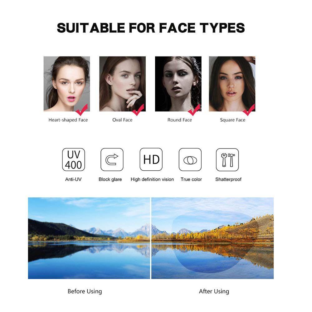 DANILO Kính Mát Tròn Màu Vàng Đen Chống Tia UV400 Phong Cách Hàn Quốc