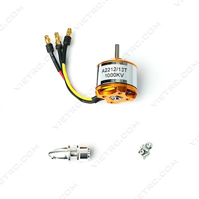 Động không chổi than A2212 1000/1400/2450KV để chế máy bay điều khiển từ xa