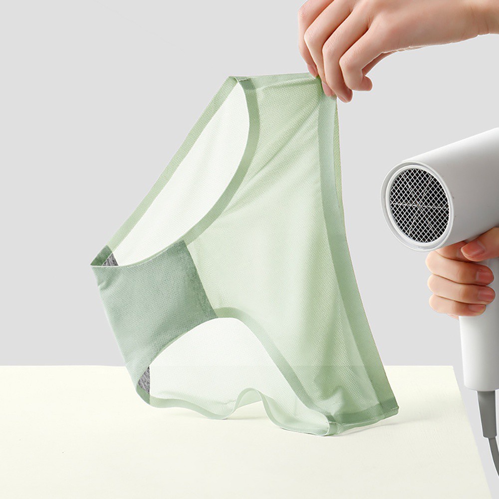 Quần Lót Cotton Phối Lưới Trong Suốt Thoáng Khí Thời Trang Mùa Hè Quyến Rũ Cho Nữ