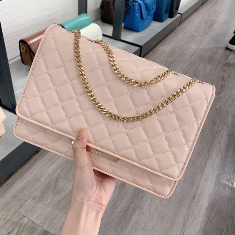 [Auth] Túi xách nữ công sở cao cấp quilted chain bag CnK