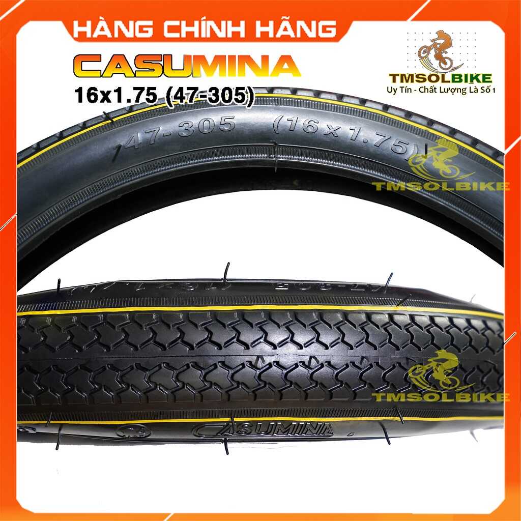 Vỏ Xe Đạp 16x1.75, Lốp Xe Đạp 16x1.75, Săm Vỏ Ruột Lốp Xe Đạp 16x.75