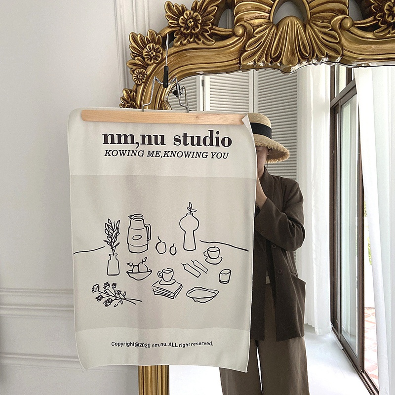 Thảm nhỏ treo tường phong cách Bắc Âu đơn giản