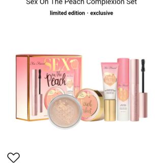 Tách set phấn phủ, mascara, kem lót Too Faced: Sex on the Peach