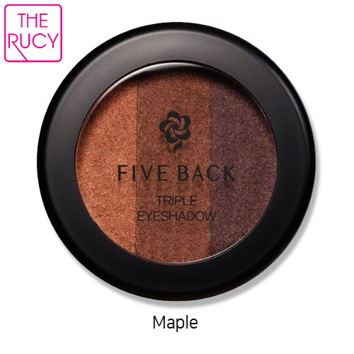 Phấn mắt phối 3 màu The Rucy Five Back Triple Eyeshadow 3g