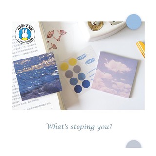 Set giấy note/giấy ghi chú kèm sticker LANDSCAPE