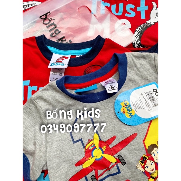Bộ Hè Bé Trai Cotton In Hình