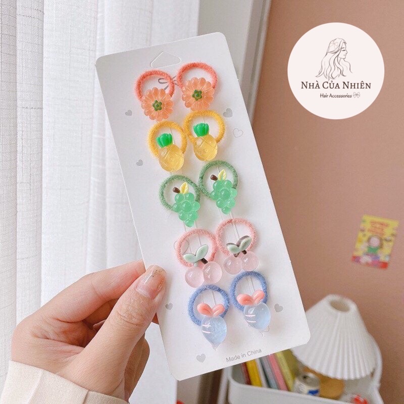 SET 5 CẶP CỘT TÓC XINH XẮN CHO BÉ
