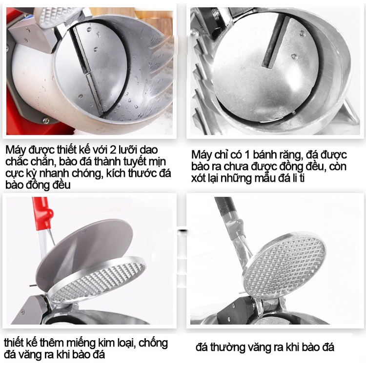 MÁY BÀO ĐÁ TUYẾT BẢO HÀNH 12 THÁNG / MÁY XAY ĐÁ SHOP CÁT TƯỜNG