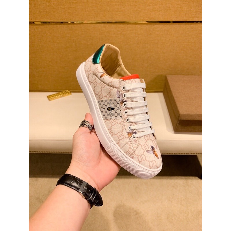 Giày thể thao/sneaker nam Gucci GG da thật cao cấp thiết kế mới 2021 phong cách