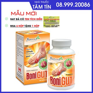 [TÍCH ĐIỂM NHẬN QUÀ ] BoniGut - Giảm nguy cơ, triệu chứng bệnh gout [boni gut]