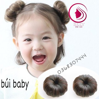 Tóc giả kẹp búi cho em bé💗FREESHIP💗Tóc giả nữ hàng cao cấp đẹp giá rẻ siêu bền