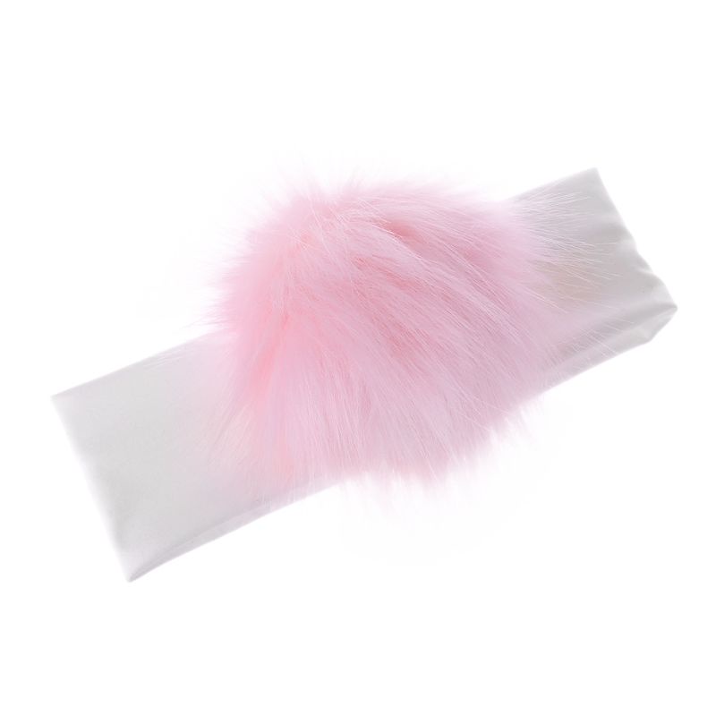Băng Đô Vải Cotton Mềm Mại Trang Trí Hình Gấu Trúc Xinh Xắn Dành Cho Bé Gái