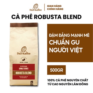 [Tặng Phin] Cà phê Pha Phin Robusta Blend, cà phê nguyên chất 100% - 02kg - D&D Kaffee