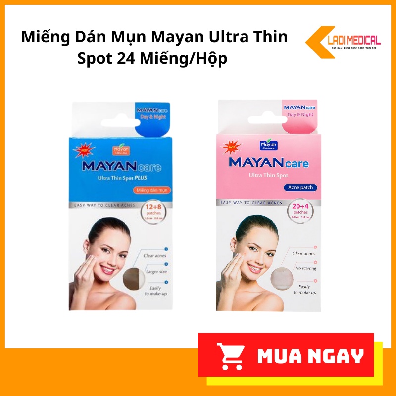 Miếng Dán Mụn Mayan Ultra Thin Spot