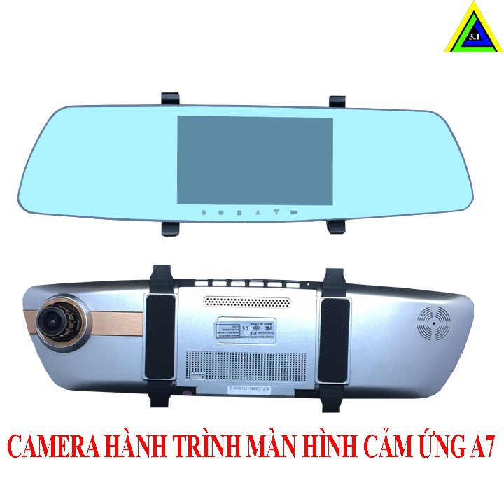 Camera hành trình thông minh FS-25P Dual Lens Camera, kèm camera lùi hồng ngoại- Màn hình cảm ứng 5inch