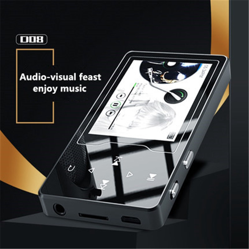 Máy Nghe Nhạc Mp3 Ruizu D08 8gb Bằng Kim Loại Màn Hình Hd 2.4 Inch