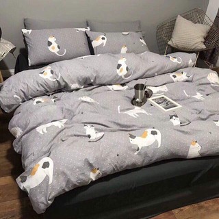 Set chăn ga cotton đũi