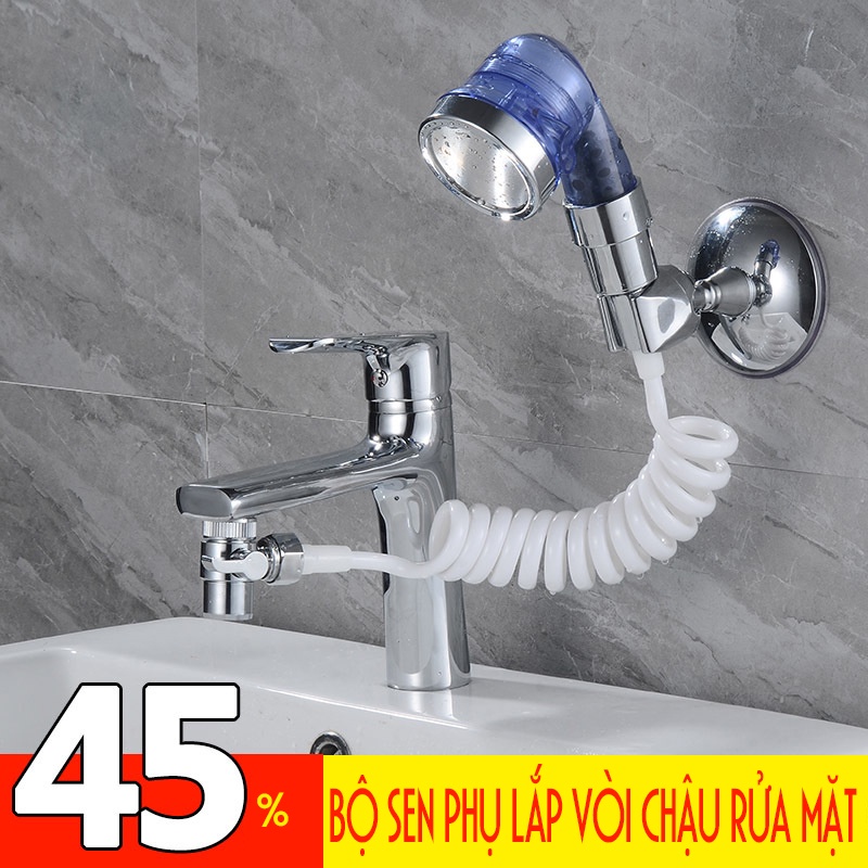 Bộ vòi sen phụ lắp bồn rửa mặt Lavabo và chậu rửa bát nhà tắm Minh House