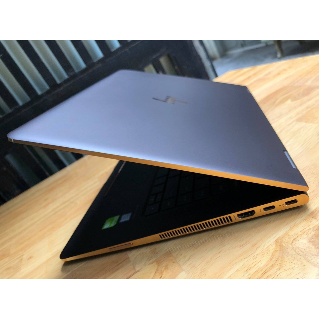 Laptop Hp Spectre 15 X360, i7 8550u, 8G, 360G, vga 2G, 15,6in, 4K, touch, zin 100%, giá rẻ - laptopmygiare