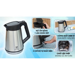 Bình ấm đun siêu tốc Electrolux 1.5 lít EEK5604S