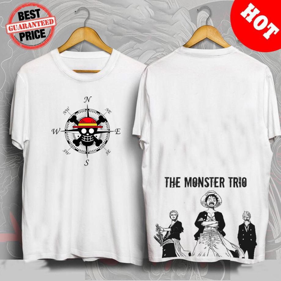 Áo Thun Luffy Team One Piece Cực Đẹp | Áo Phông Đảo Hải Tặc Zoro Luffy Law Tshirt
