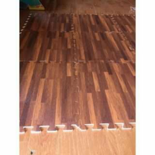 6 Tấm thảm xốp vân gỗ(60×60cm)