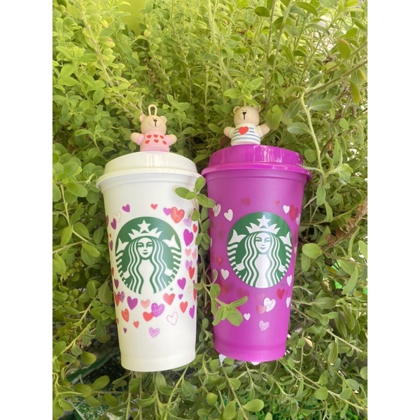 Ly mica đổi màu khi uong nóng starbucks store2022